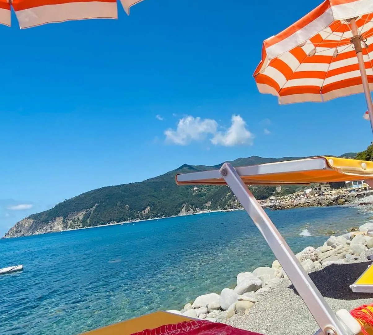 Il Nido Sul Mare Con Accesso Diretto Alla Spiaggia Moneglia